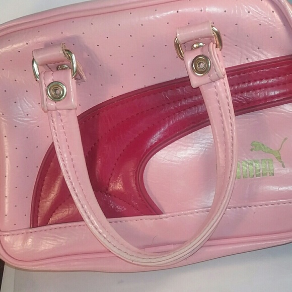 Pink Puma Retro BubbleGum Pink  Purse Handbag - Picture 7 of 7